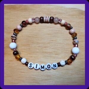 Simon- Firefly Friendship Bracelet, Size 8"